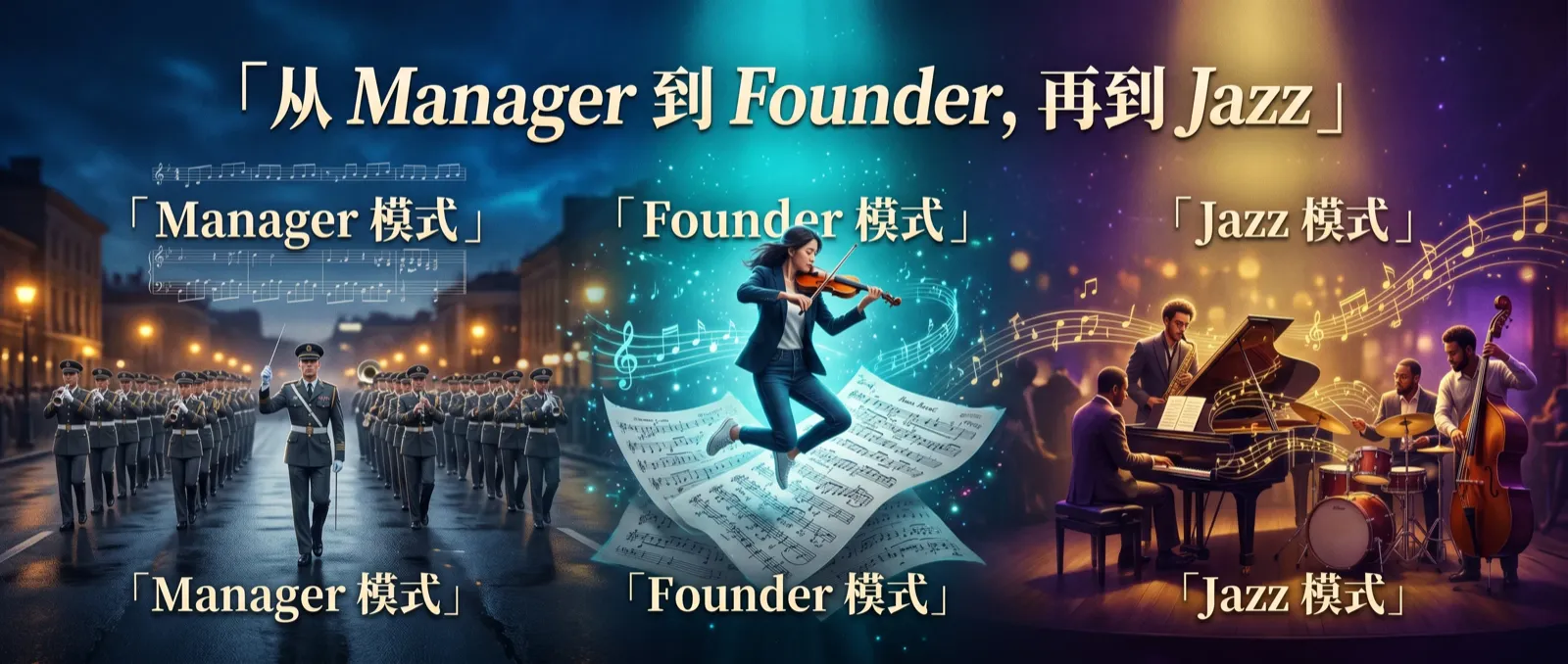 我把 Notion 创始人这期播客听了两遍：组织正在从军乐队，变成爵士乐队