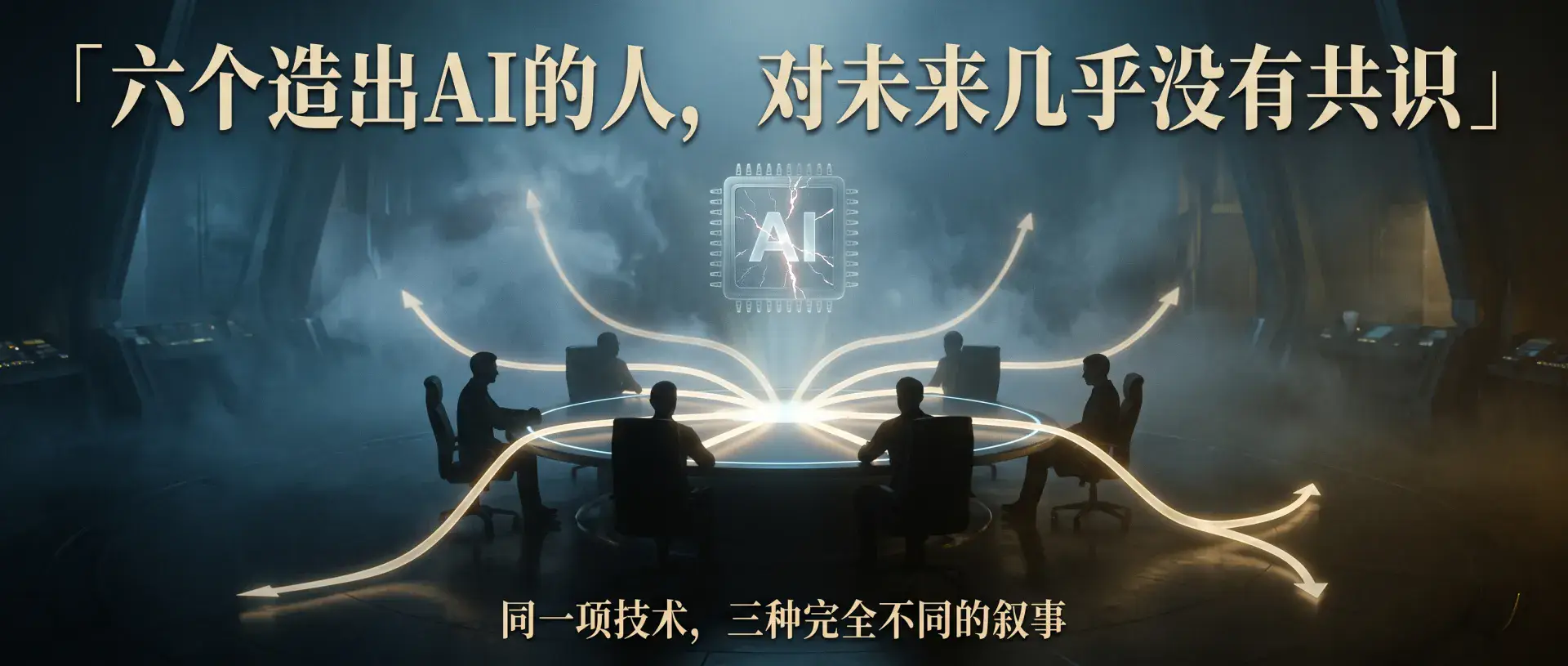 六个亲手造出 AI 的人坐在一起聊了半小时——最有意思的不是共识，而是他们几乎没有共识