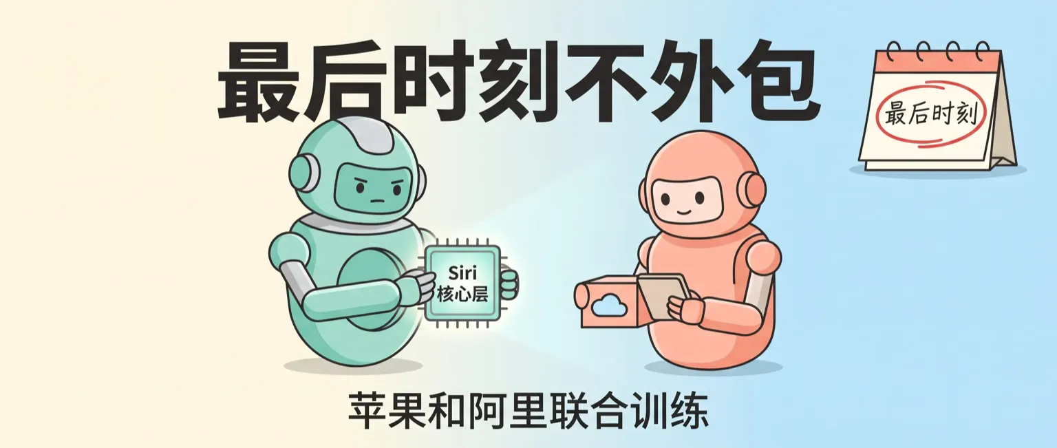 苹果和阿里联合训练：Siri 核心层，最后时刻不外包