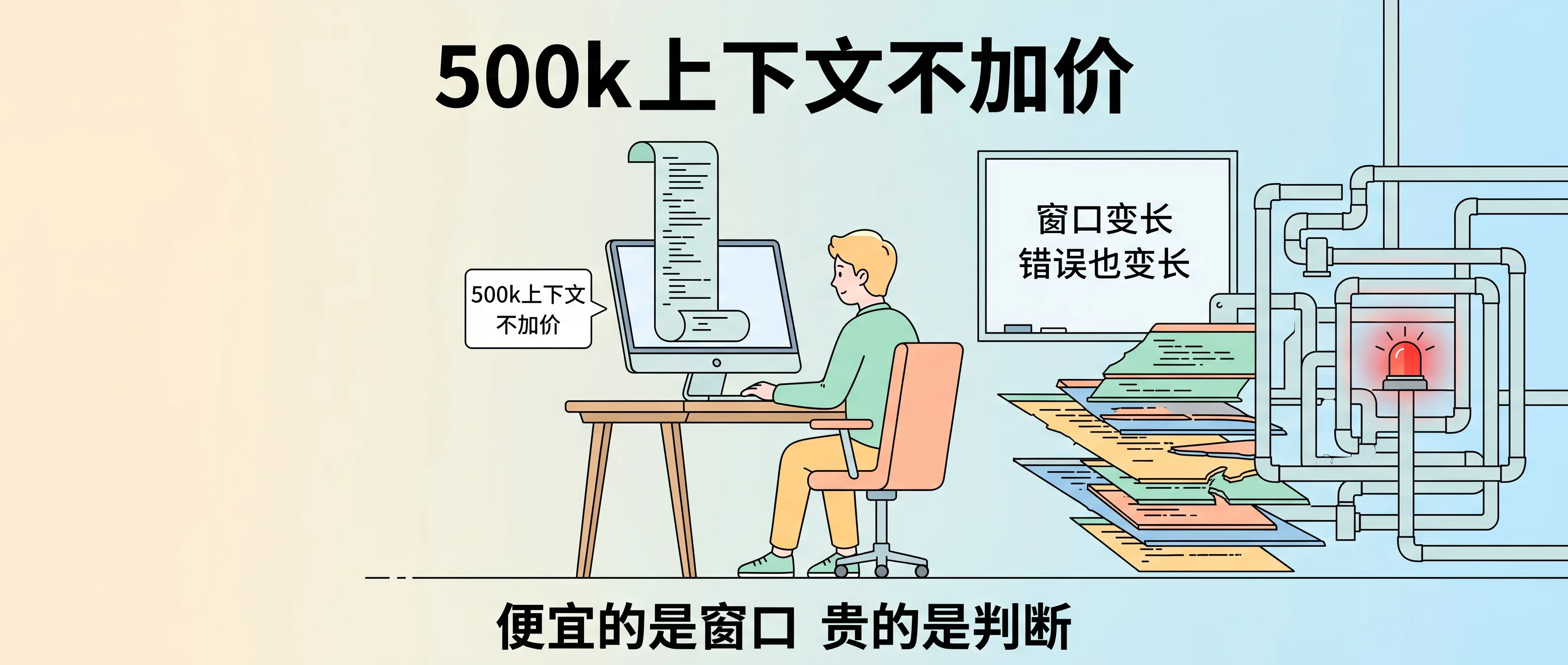 Codex 上下文翻到 500k 不加价，我反而更怕了