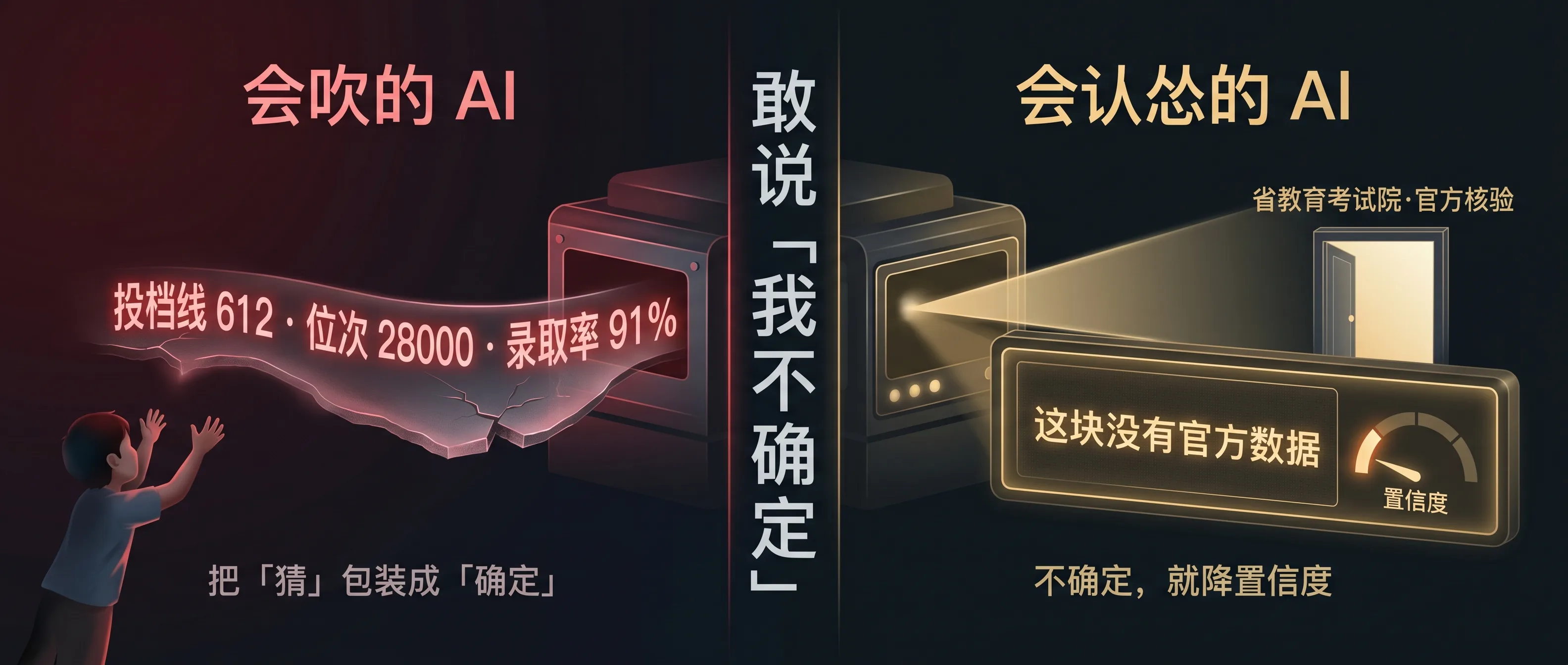 会认怂的 AI，比会吹的 AI 值钱