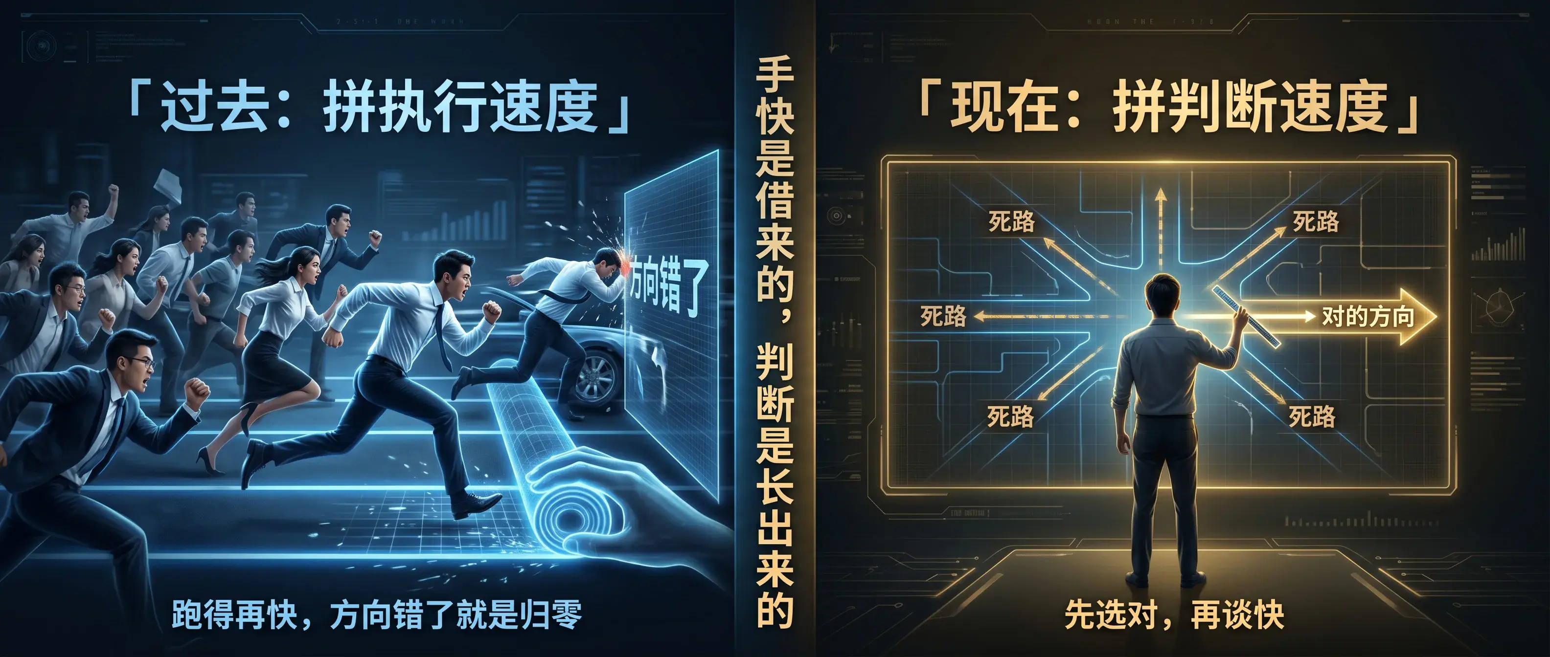 执行速度 vs 判断速度