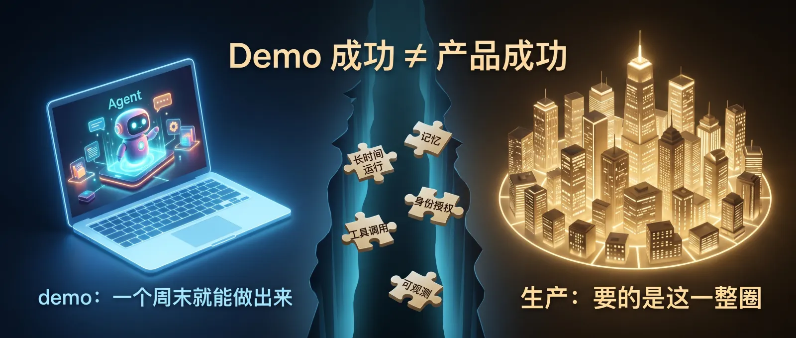 demo 到生产，中间隔着一道鸿沟