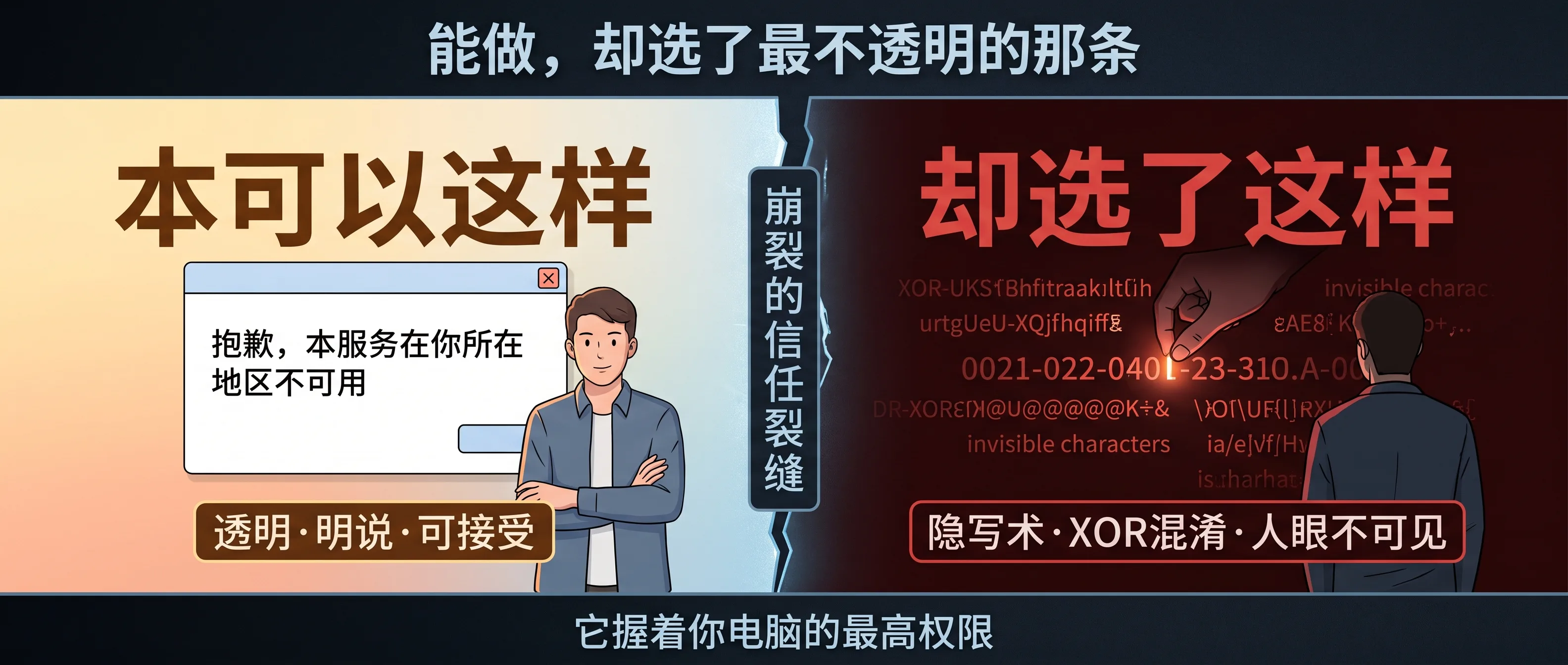 你想防我，为什么不明说
