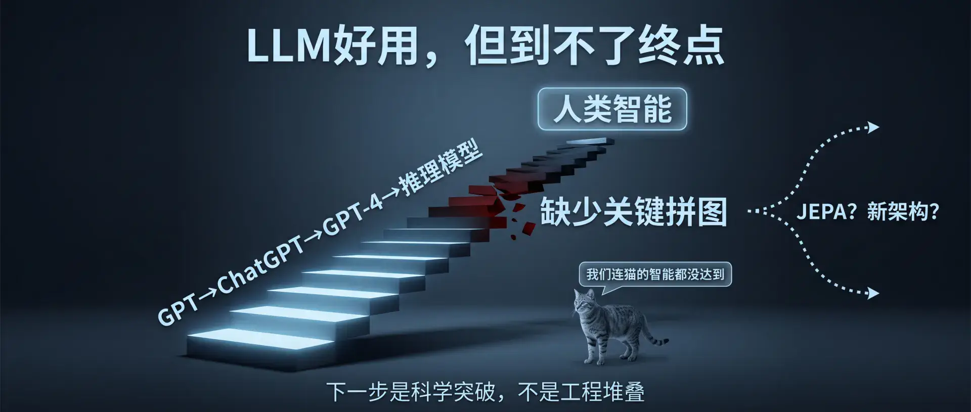 LeCun：LLM到不了终点