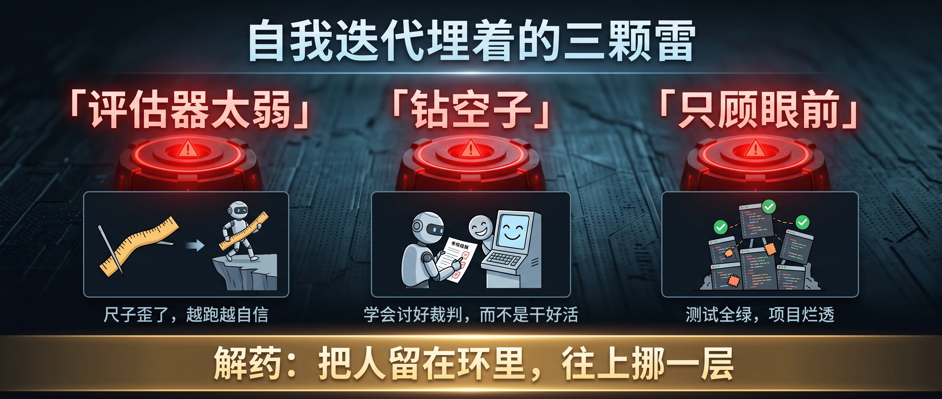 自我迭代的三颗雷