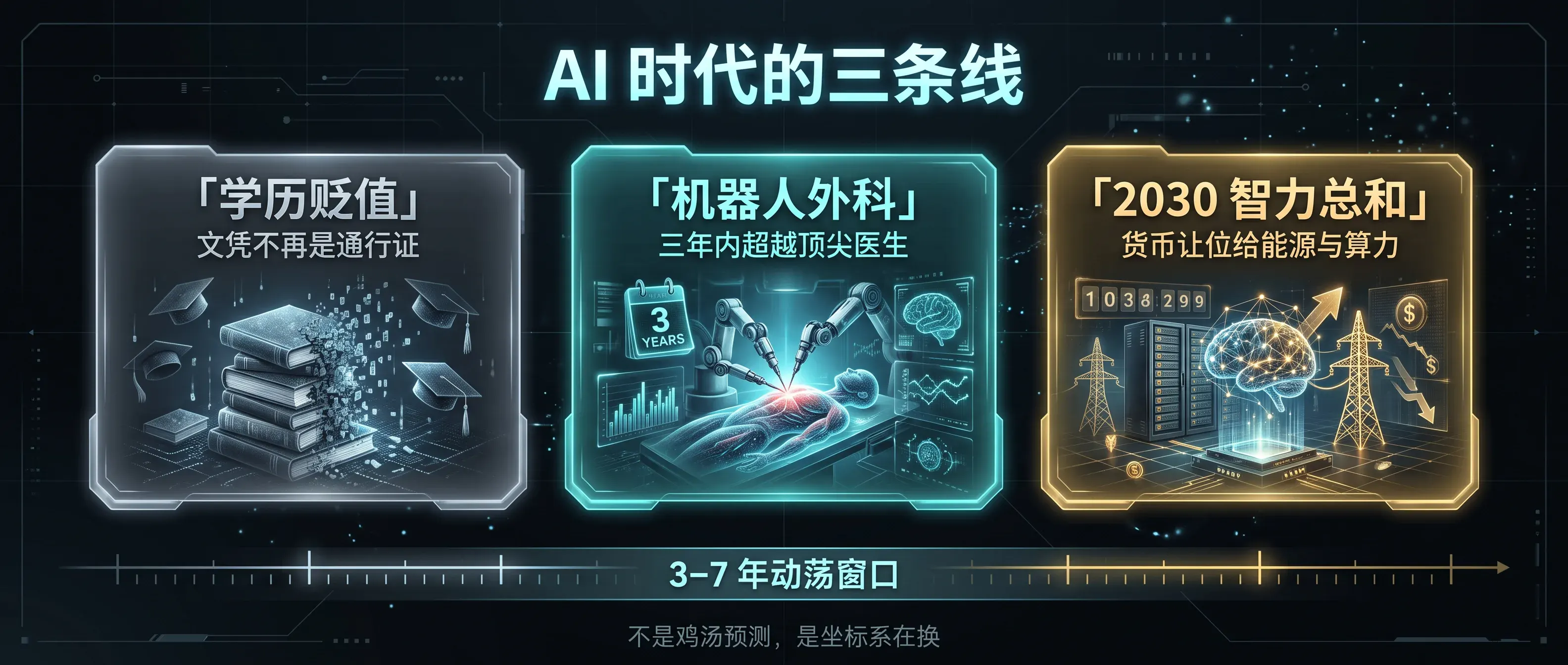 AI 时代的三条线