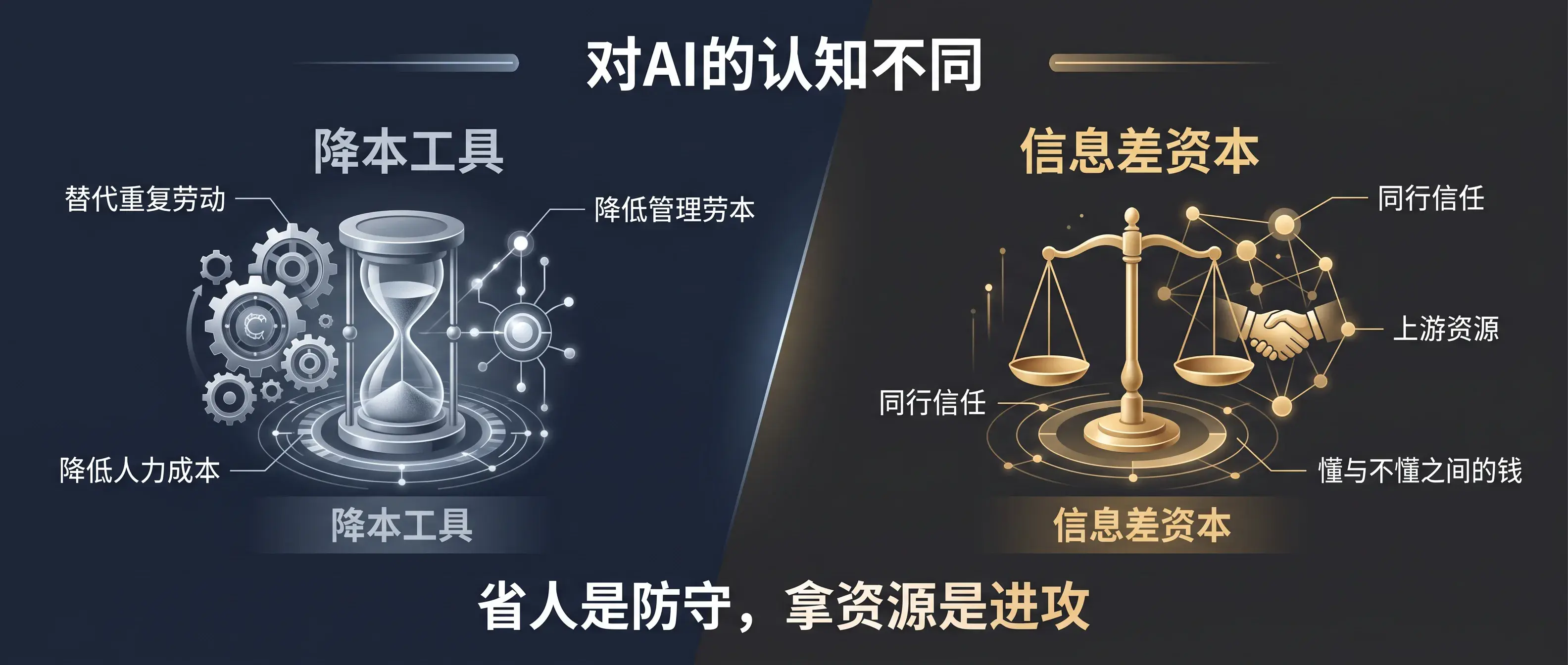 AI 是降本工具，还是信息差资本