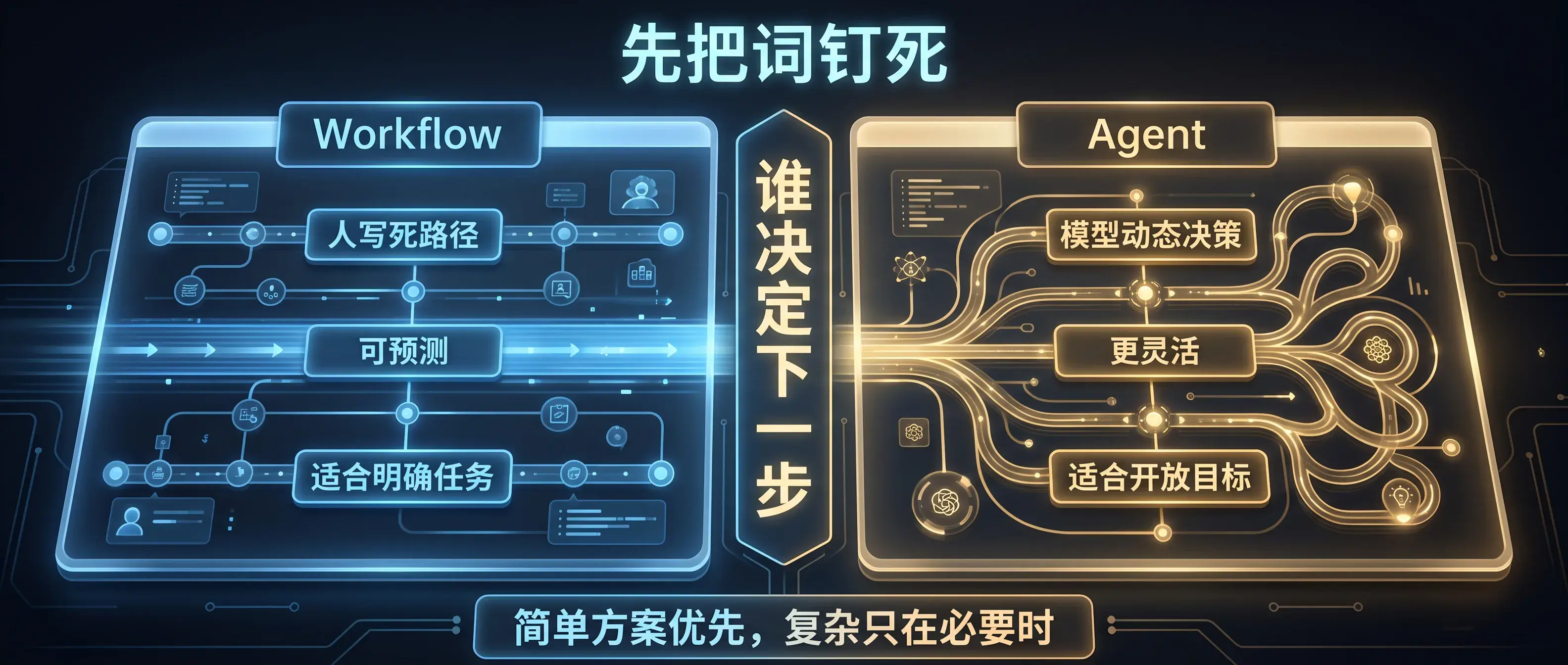 Workflow 与 Agent：谁决定下一步