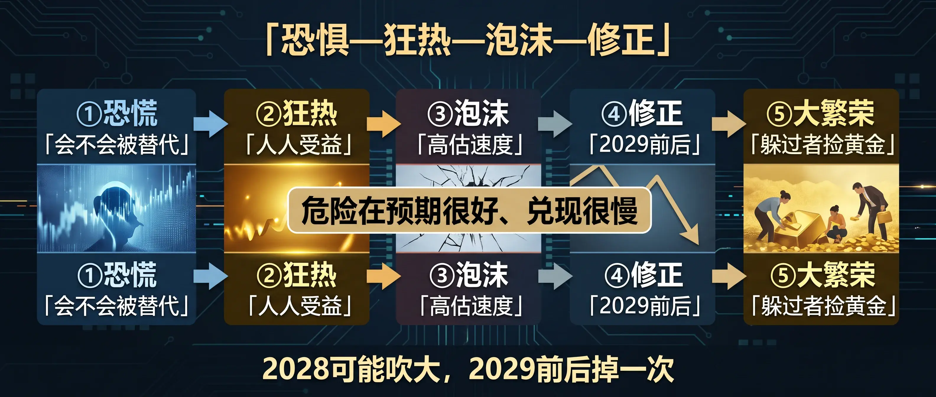 恐惧—狂热—泡沫—修正