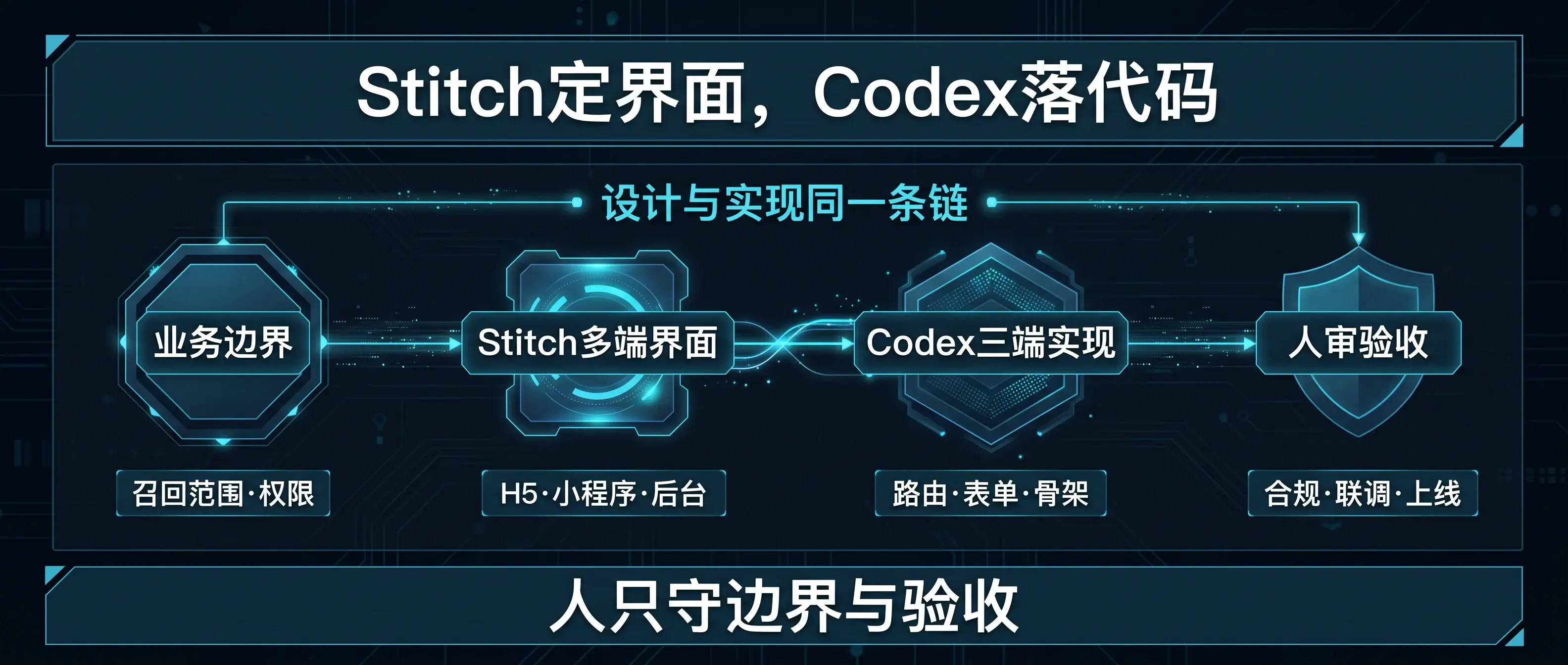Stitch 定界面 Codex 落代码