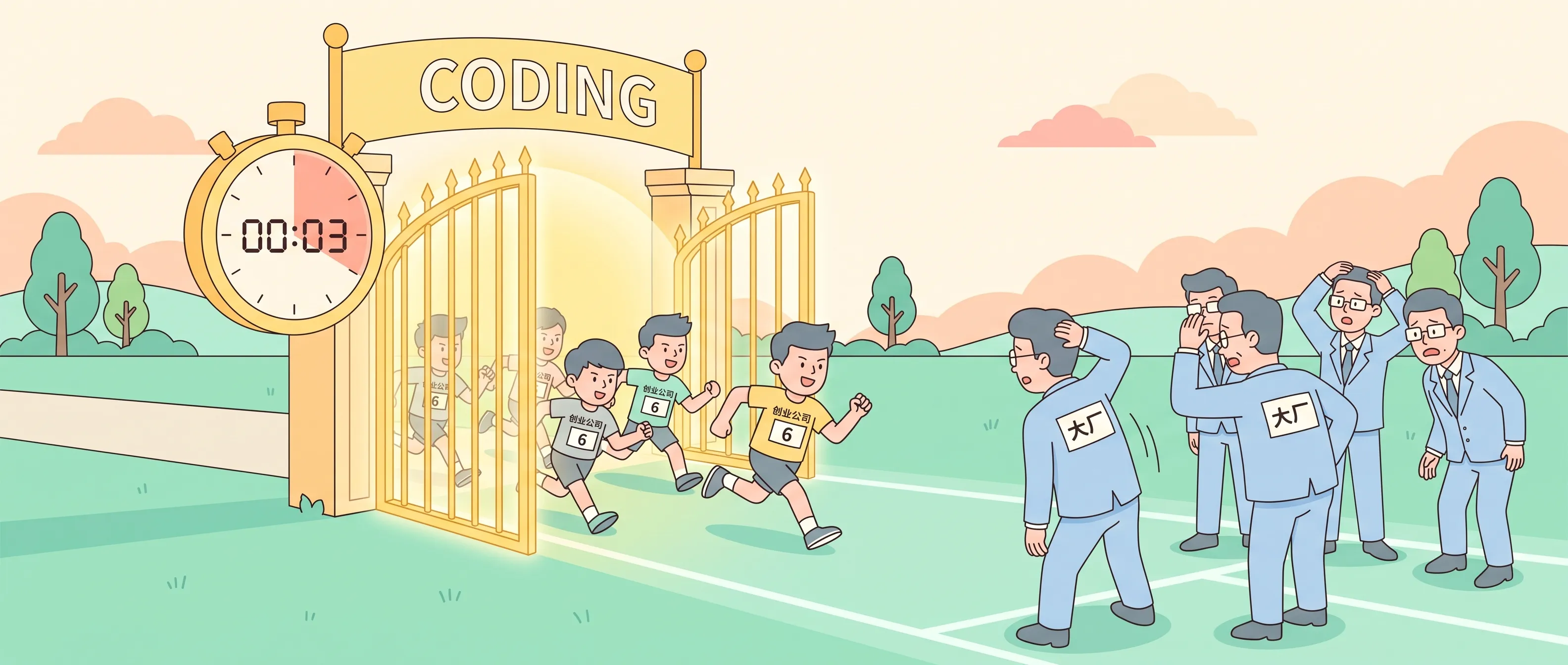 Coding 窗口期：创业公司的短暂领跑