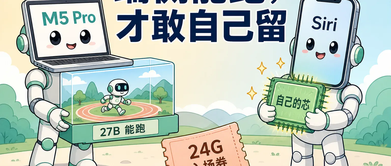 端侧能跑，才敢自己留