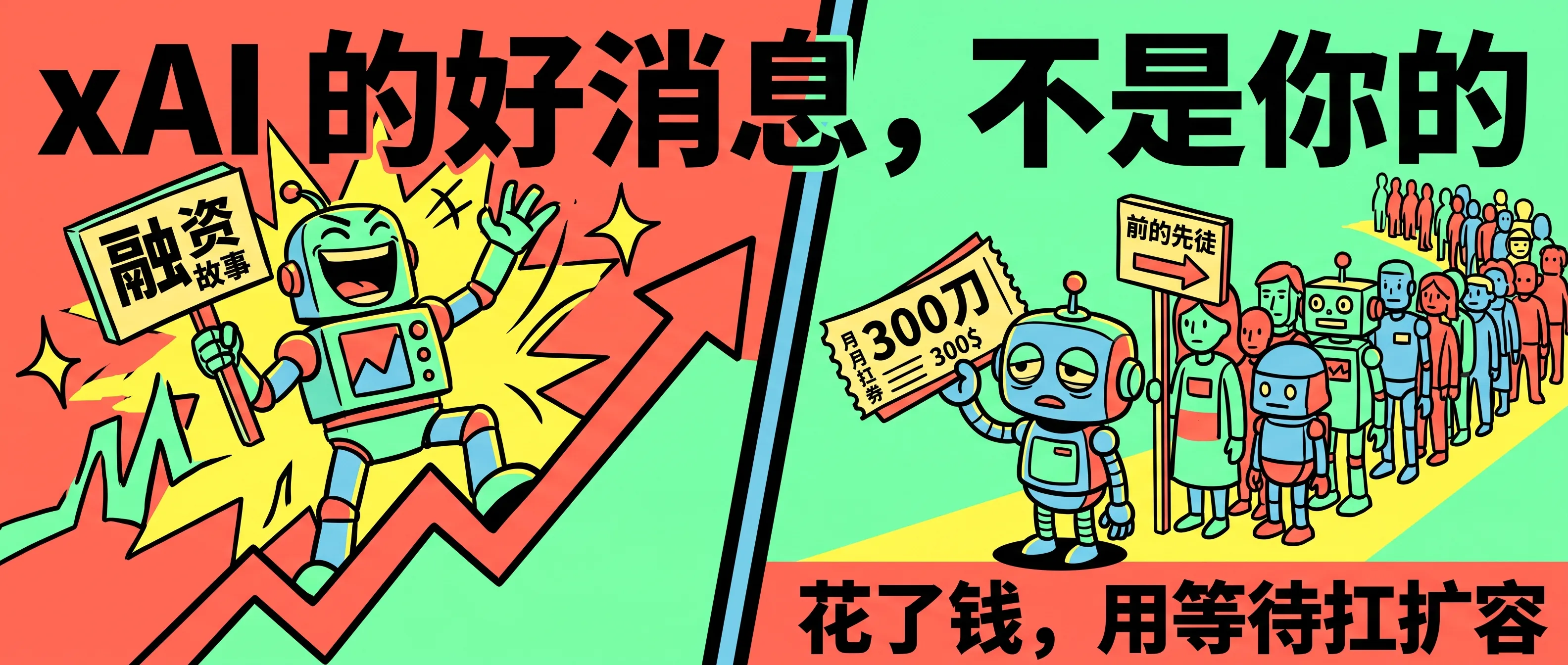 xAI 的好消息，不是你的