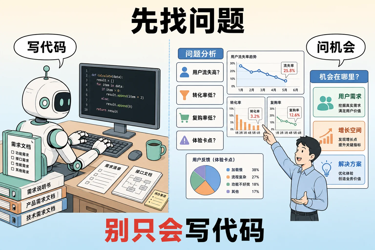 先找问题