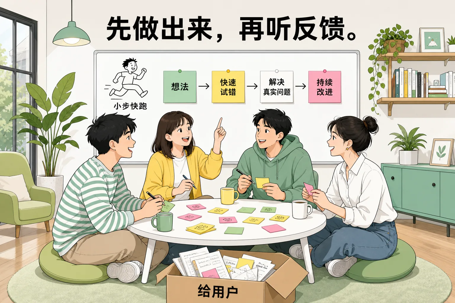 先做出来，再听反馈