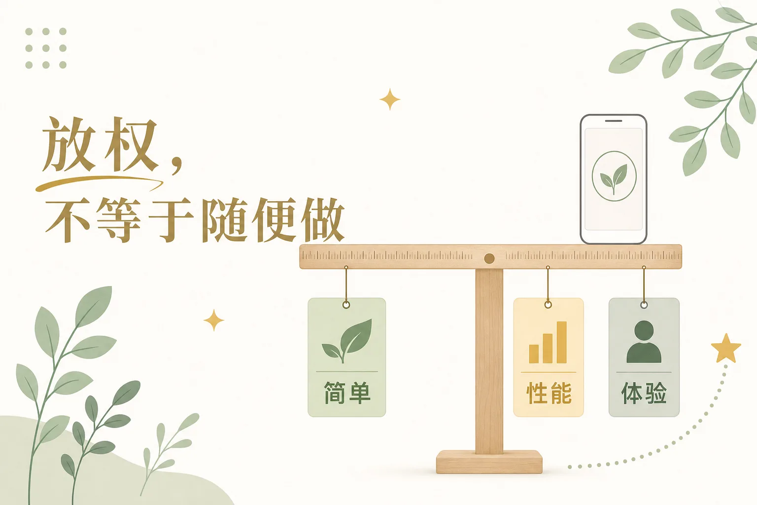 放权，不等于随便做