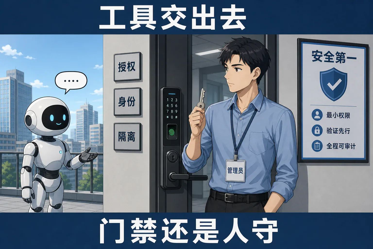 工具交出去，门禁还是人守