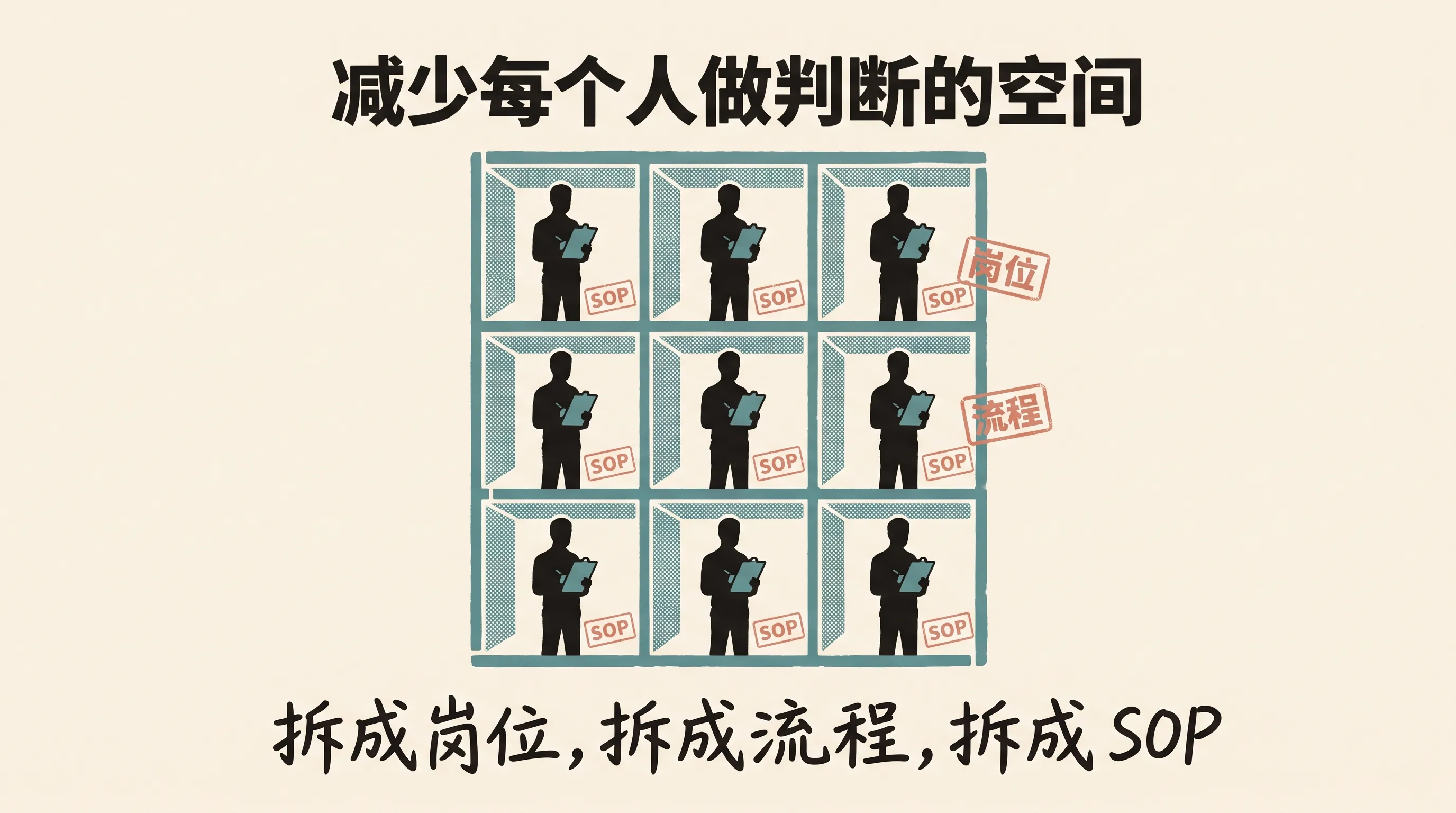企业最擅长的事:把工作拆碎、标准化