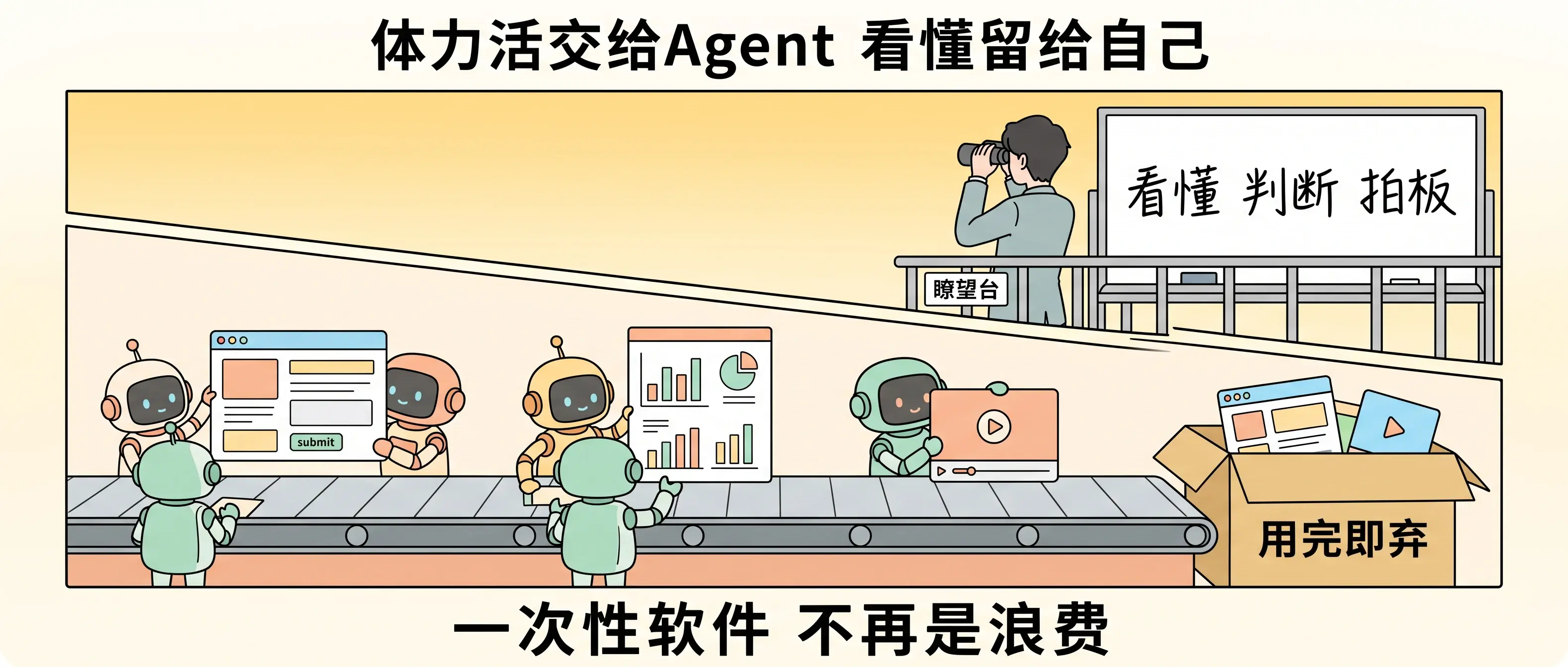 体力活交给Agent，看懂留给自己