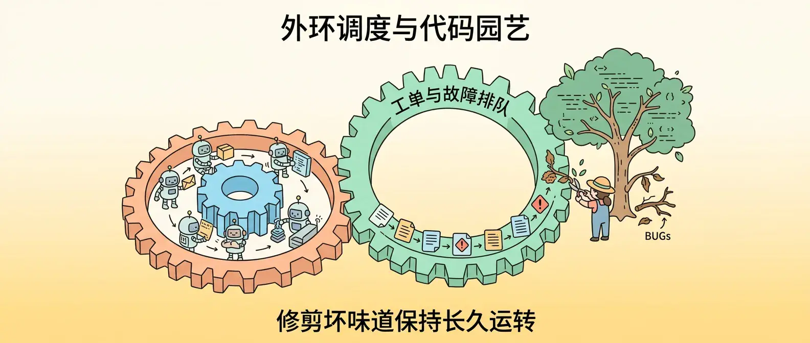 外环调度与代码园艺，修剪坏味道保持长久运转