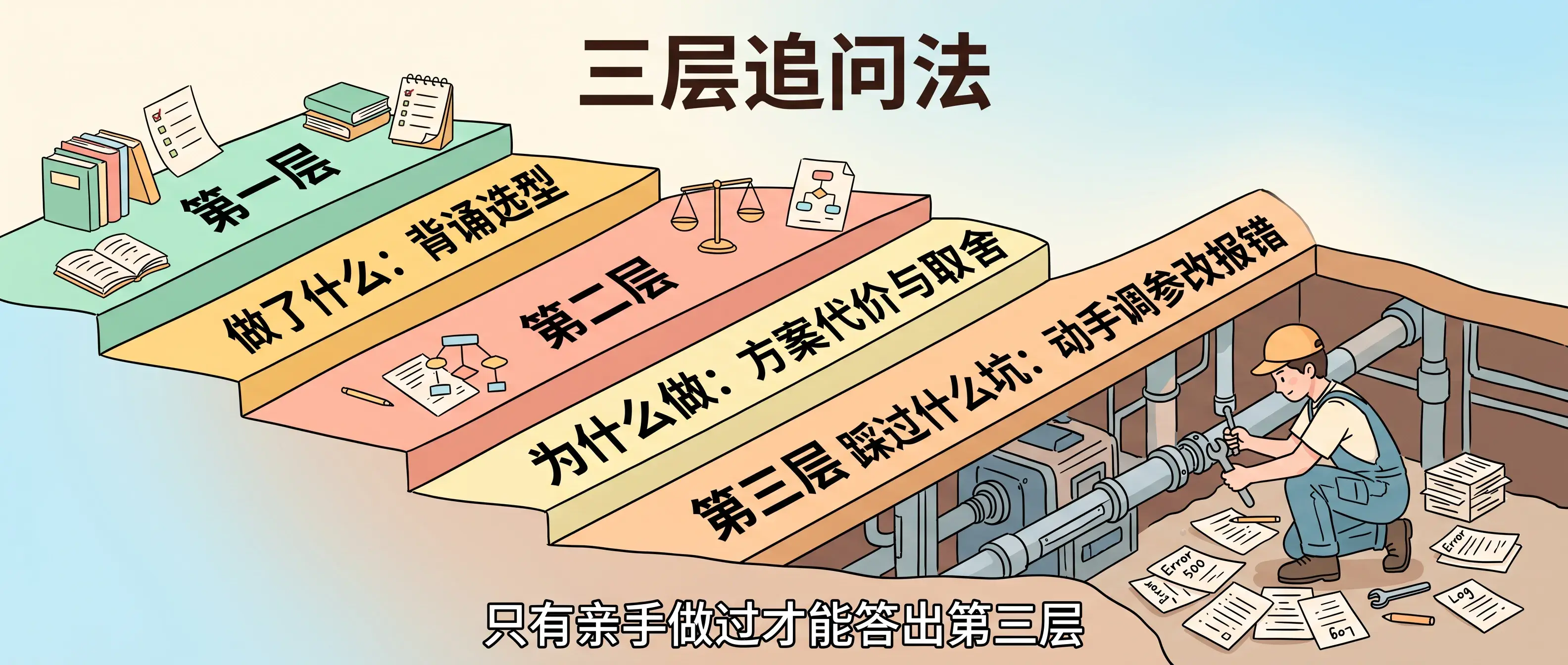 三层追问透视真实水平
