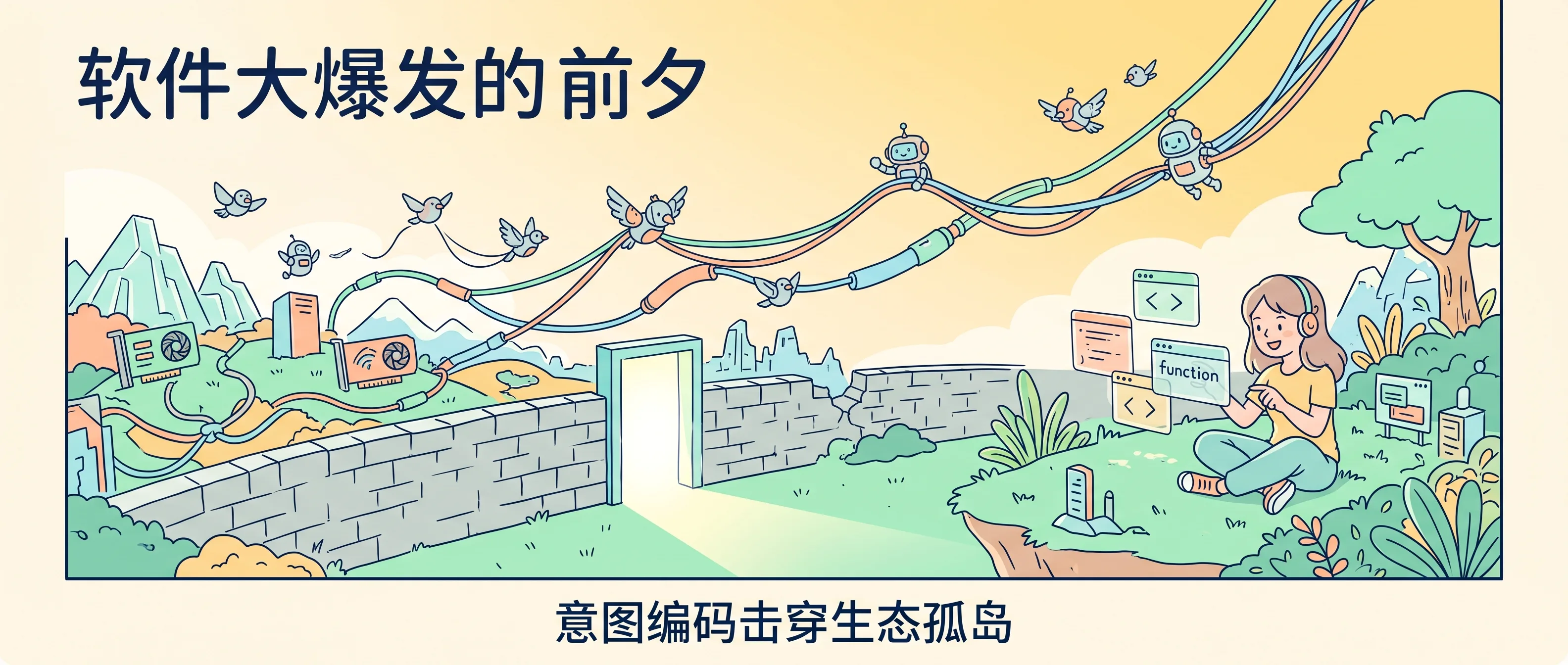 意图编码与跨生态连接的软件爆发