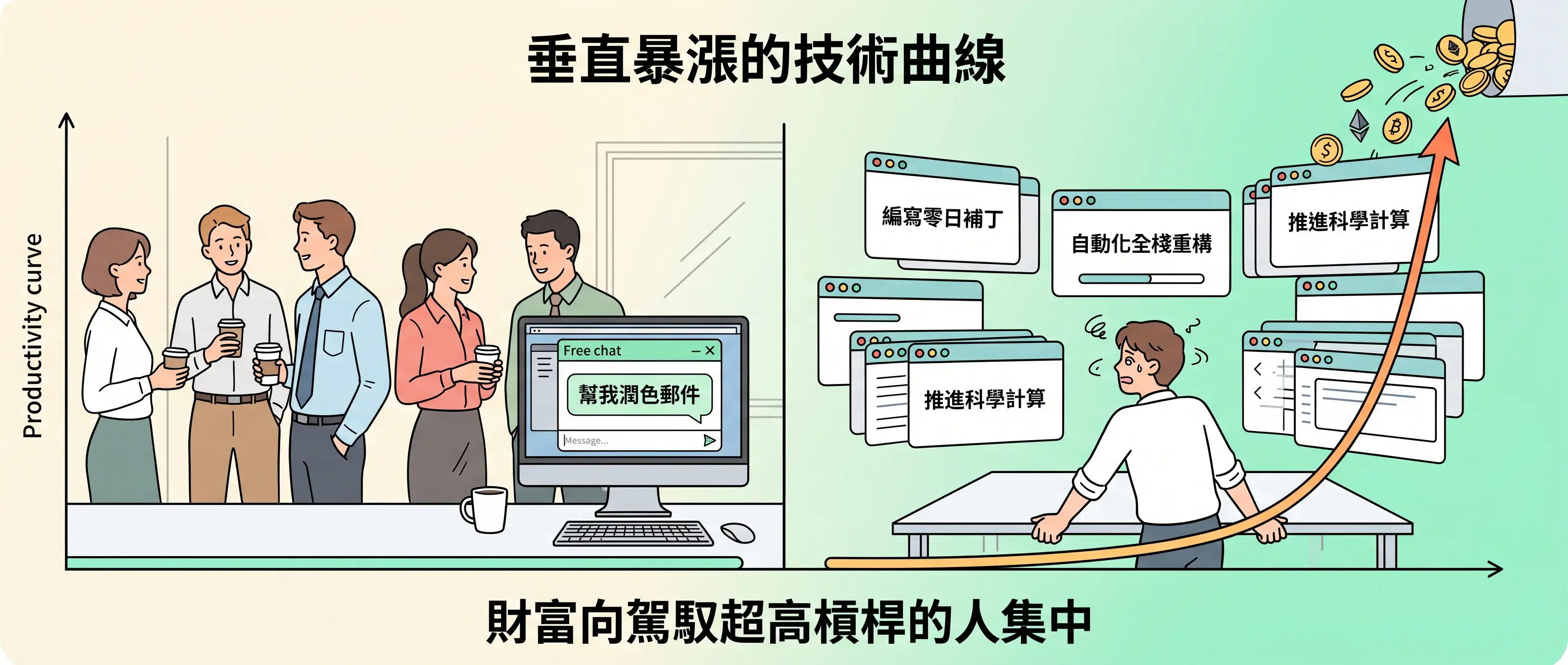 垂直暴涨的技术曲线