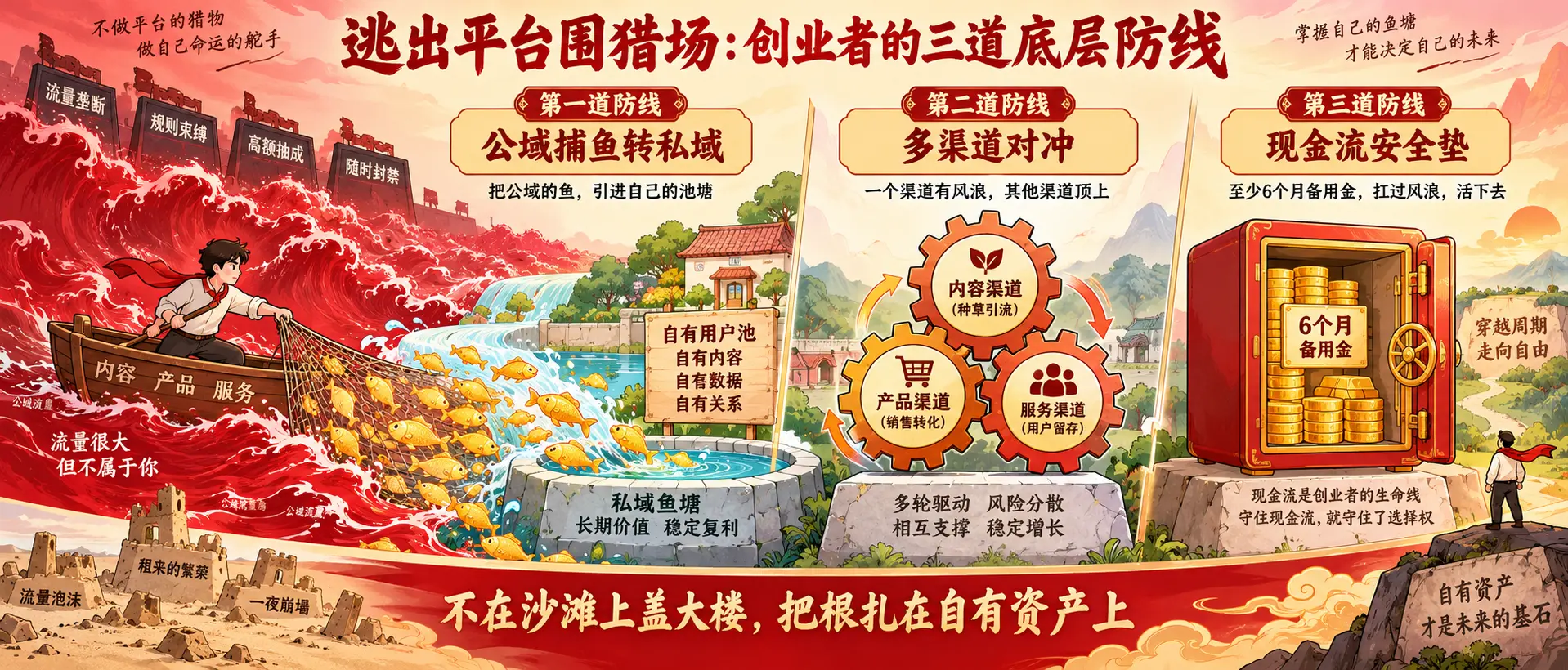 创业者的三道底层防线