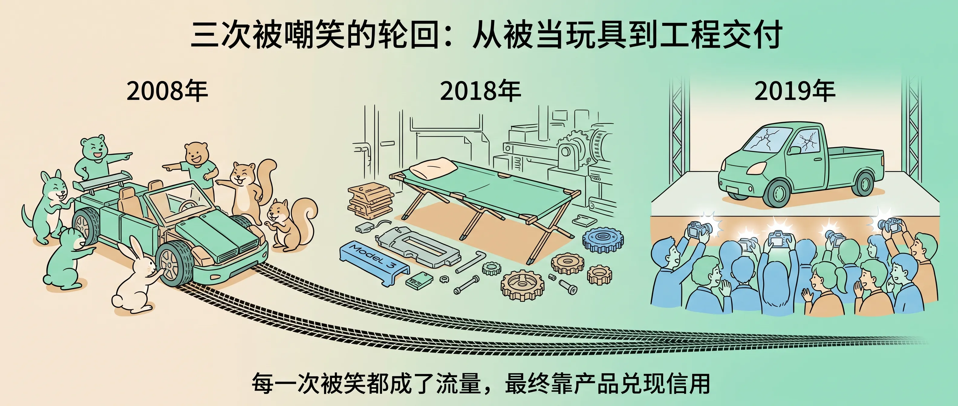 三次被嘲笑的历史轮回：从玩具到量产