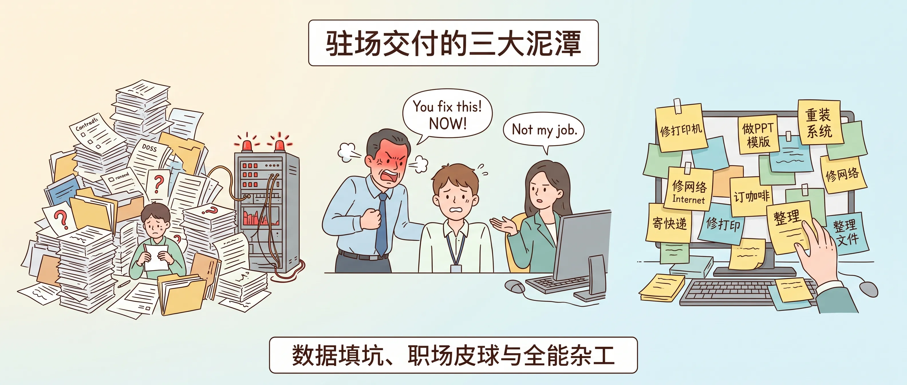 驻场交付的三大泥潭