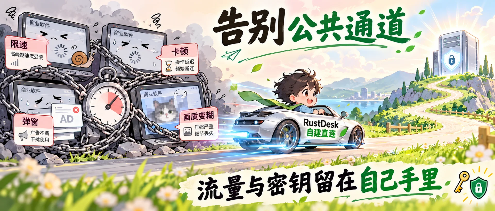 告别公共通道与私有链路