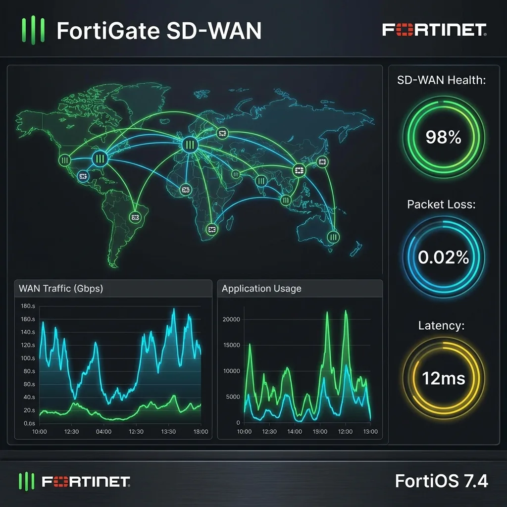 FortiGate SD-WAN Monitor