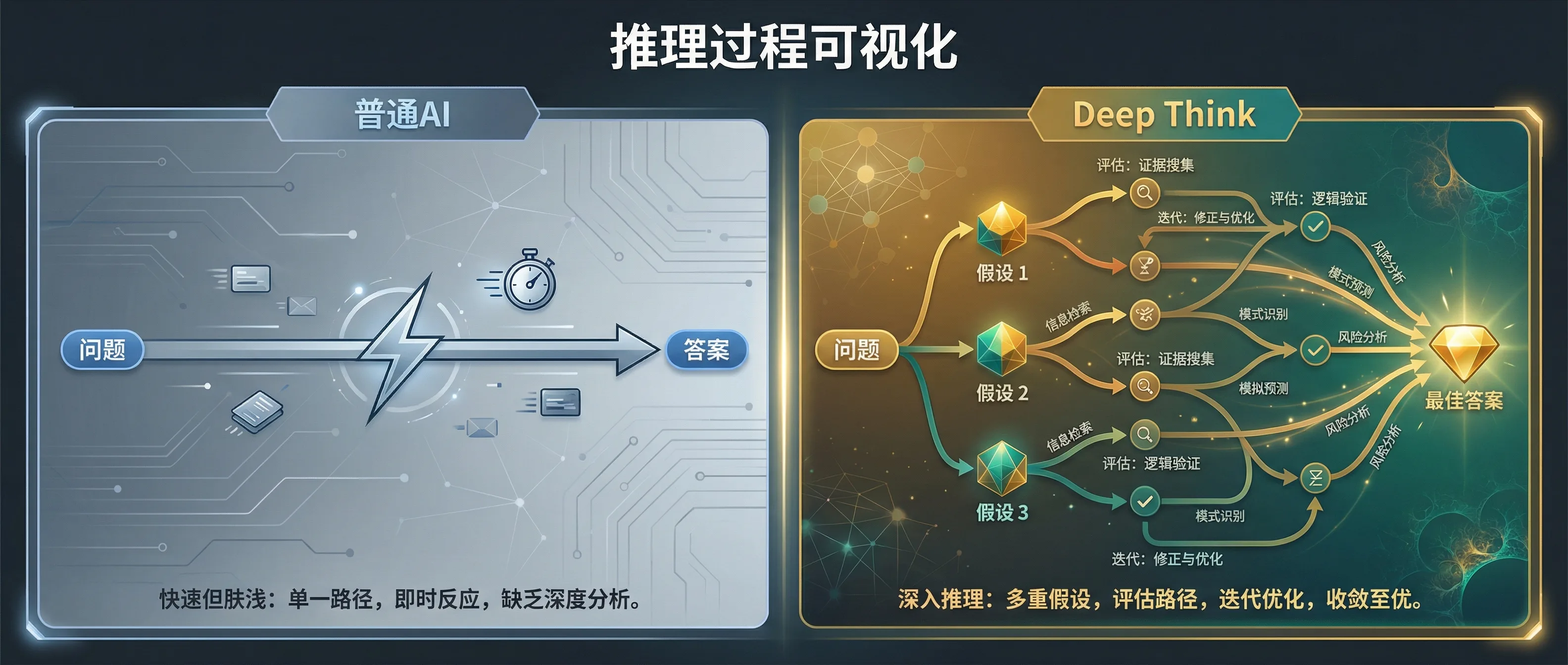 Deep Think推理过程：像一个会"暂停思考"的研究员