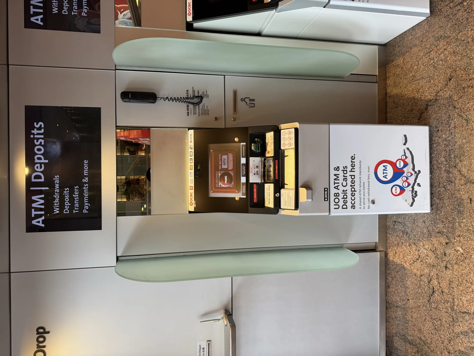 OCBC ATM Deposit：现金存款可快速闭环