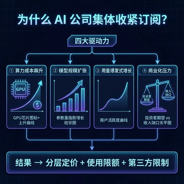为什么 AI 公司集体收紧订阅