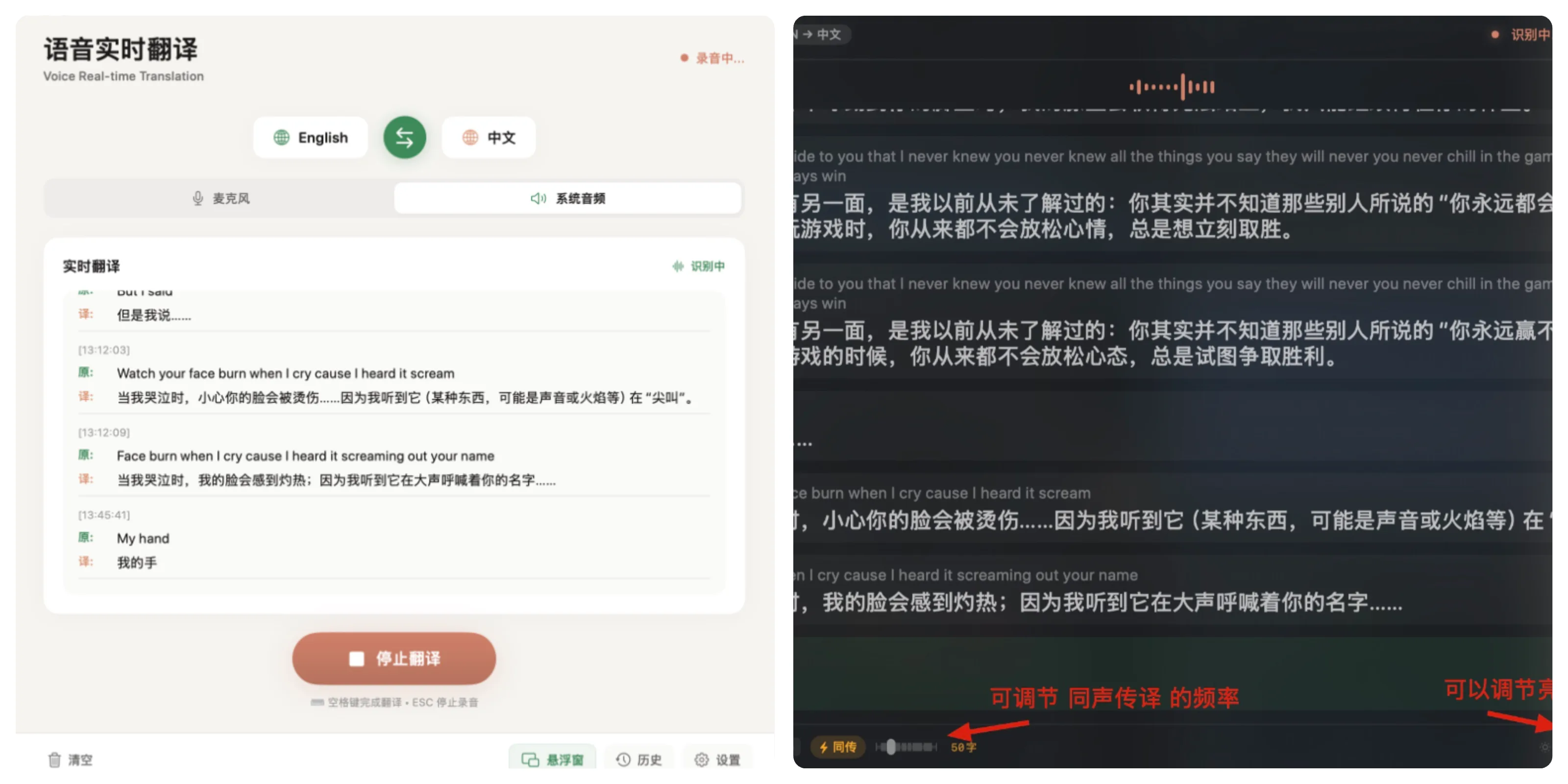 Voice Real-time Translation