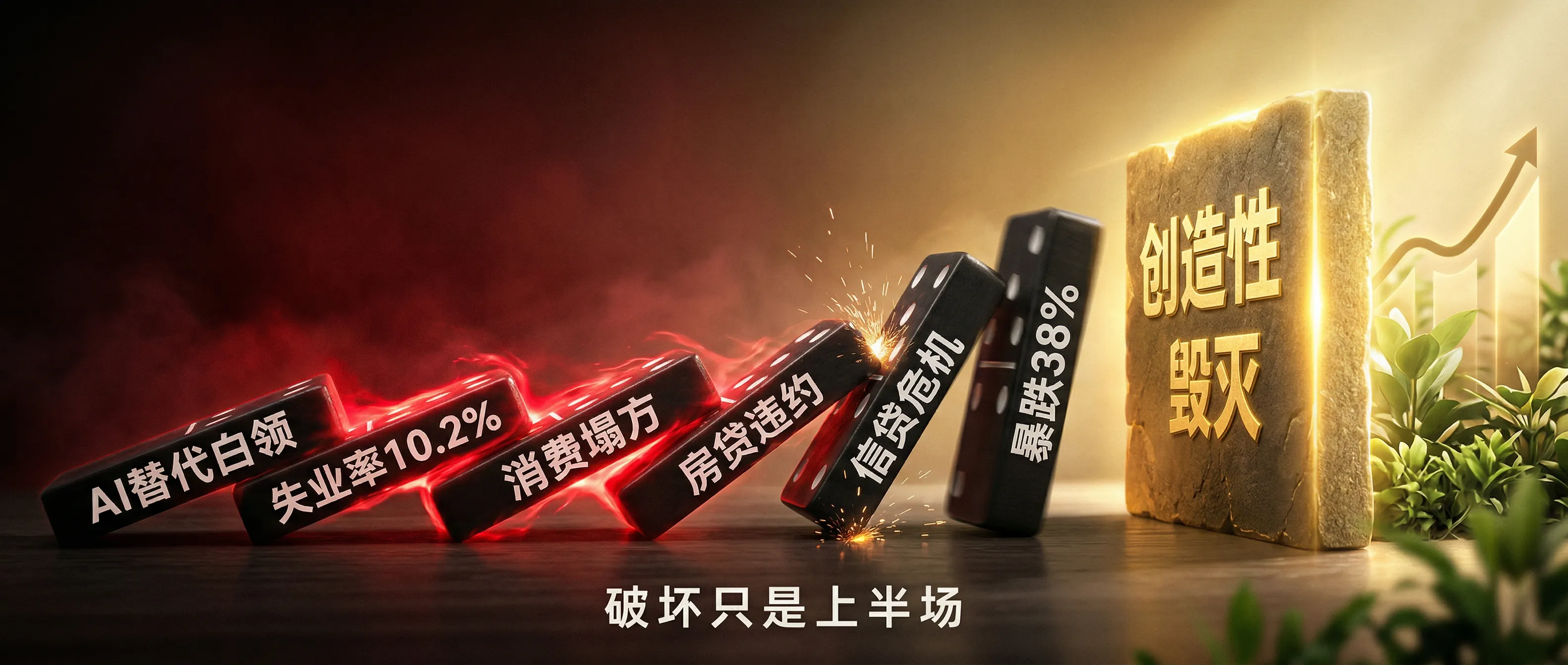 2028 全球智能危机：从AI替代到市场崩盘的推演链条