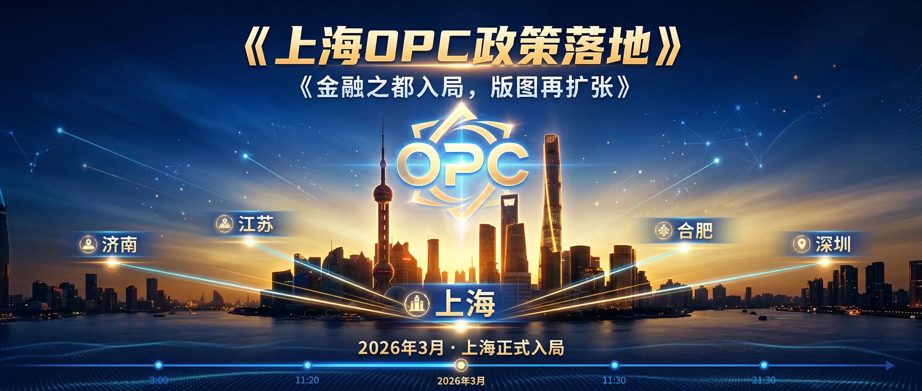 上海 OPC 政策正式落地：金融之都入局，一人公司版图再扩张