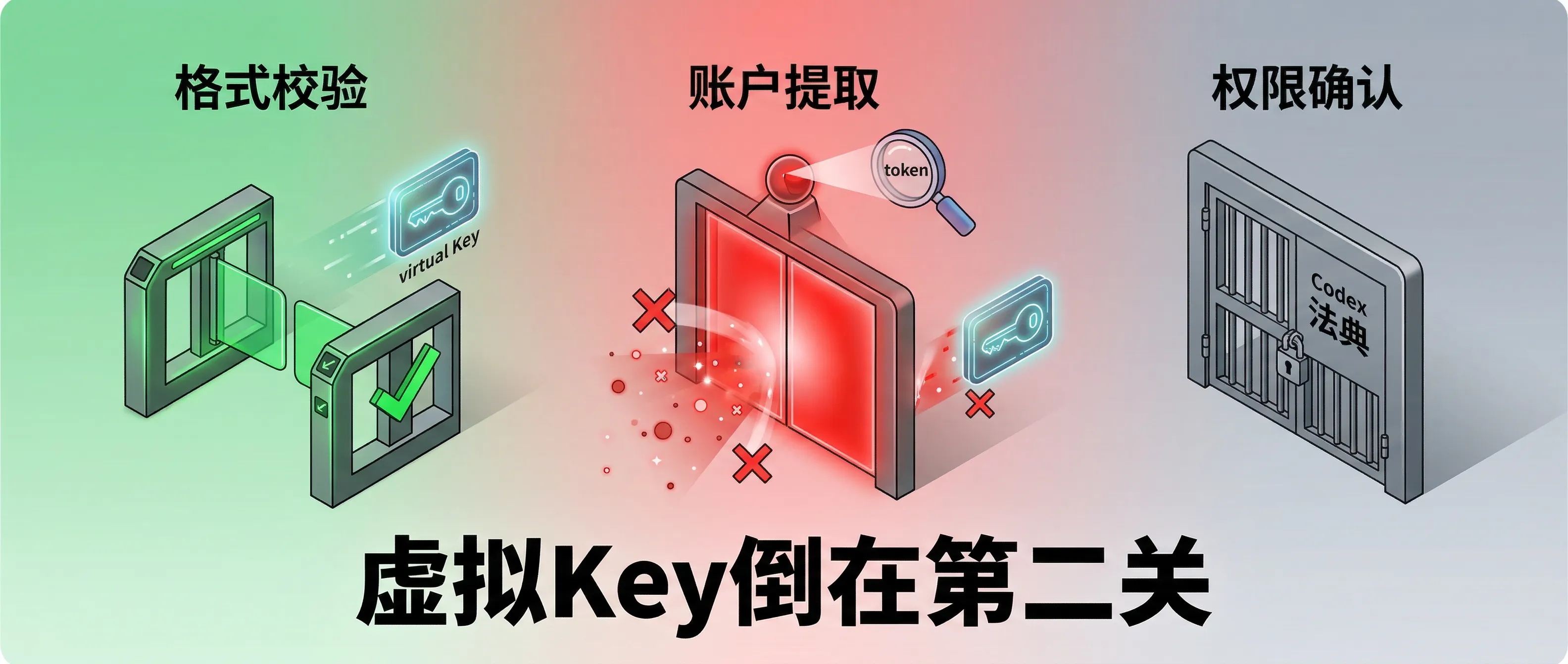 虚拟 Key 鉴权三步验证：倒在第二关