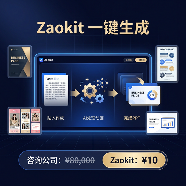 Zaokit:从内容到 PPT,AI 一键生成