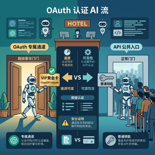OAuth 专属通道 vs API 公共入口