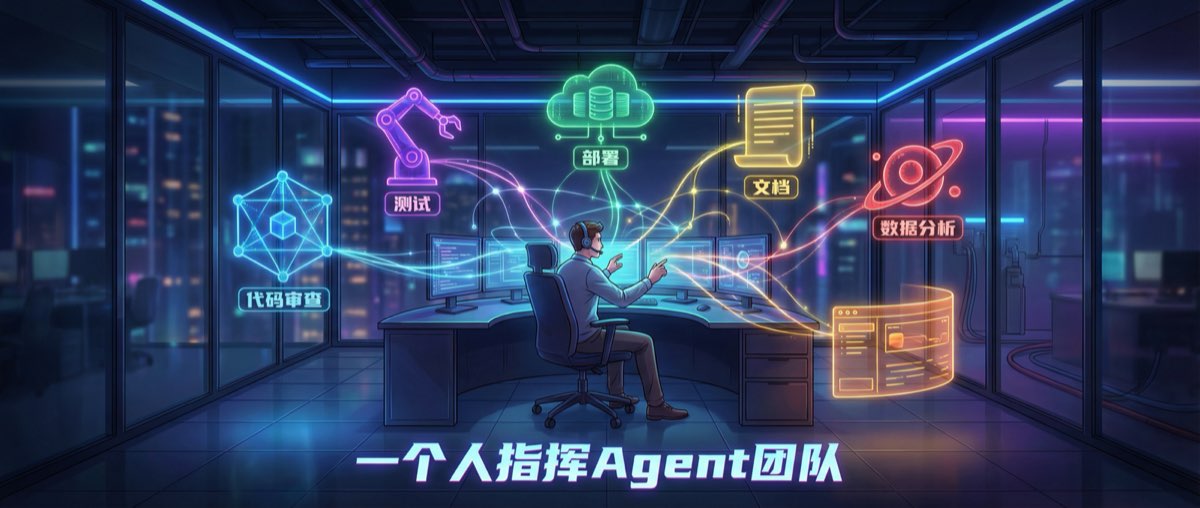 一个人指挥 Agent 团队