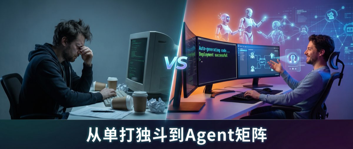 从单打独斗到 Agent 矩阵