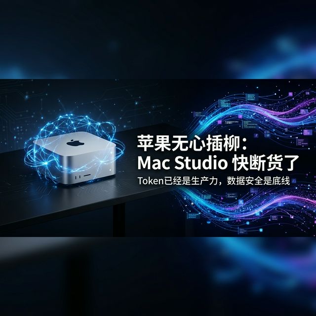 苹果无心插柳：Mac Studio 快断货了，因为 Token 已经是生产力