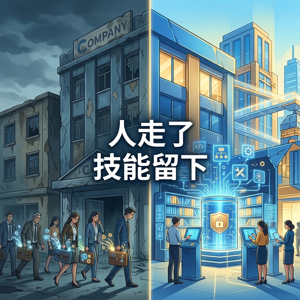 人走了,技能留下:企业的真正护城河