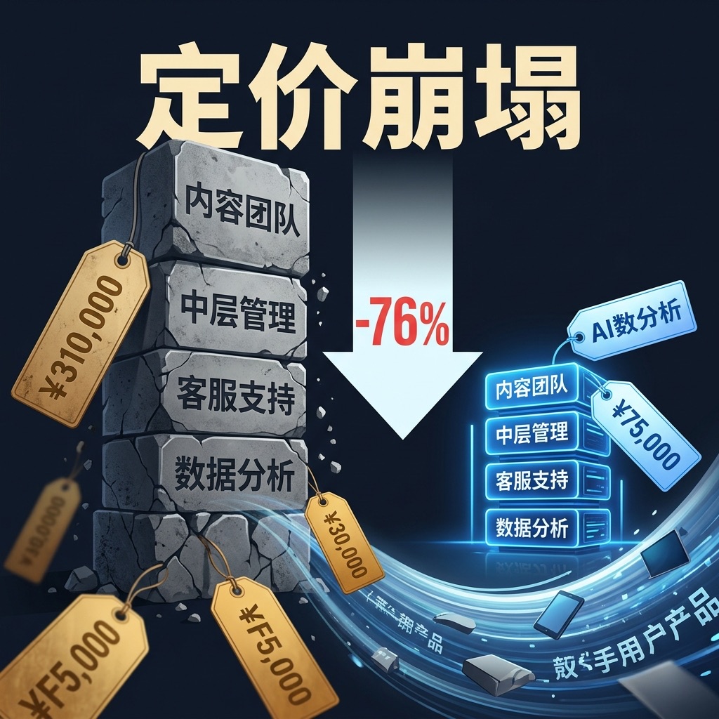定价崩塌:AI 重构后的成本对比
