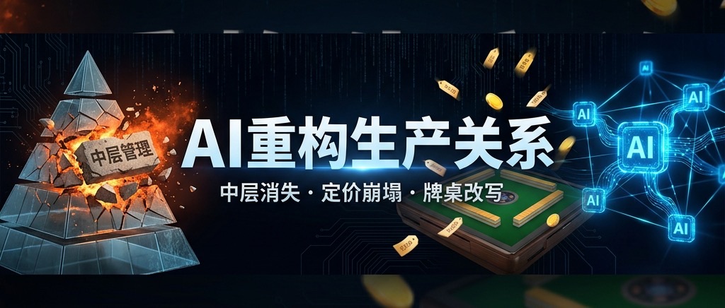 AI 重构生产关系:中层消失、定价崩塌
