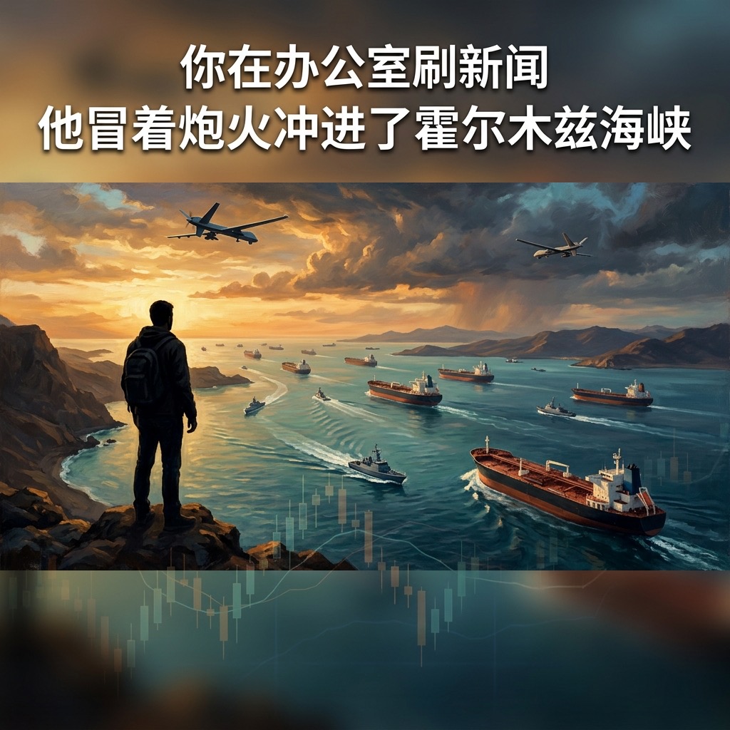 当你在办公室刷新闻时,有人冒着炮火冲进了霍尔木兹海峡