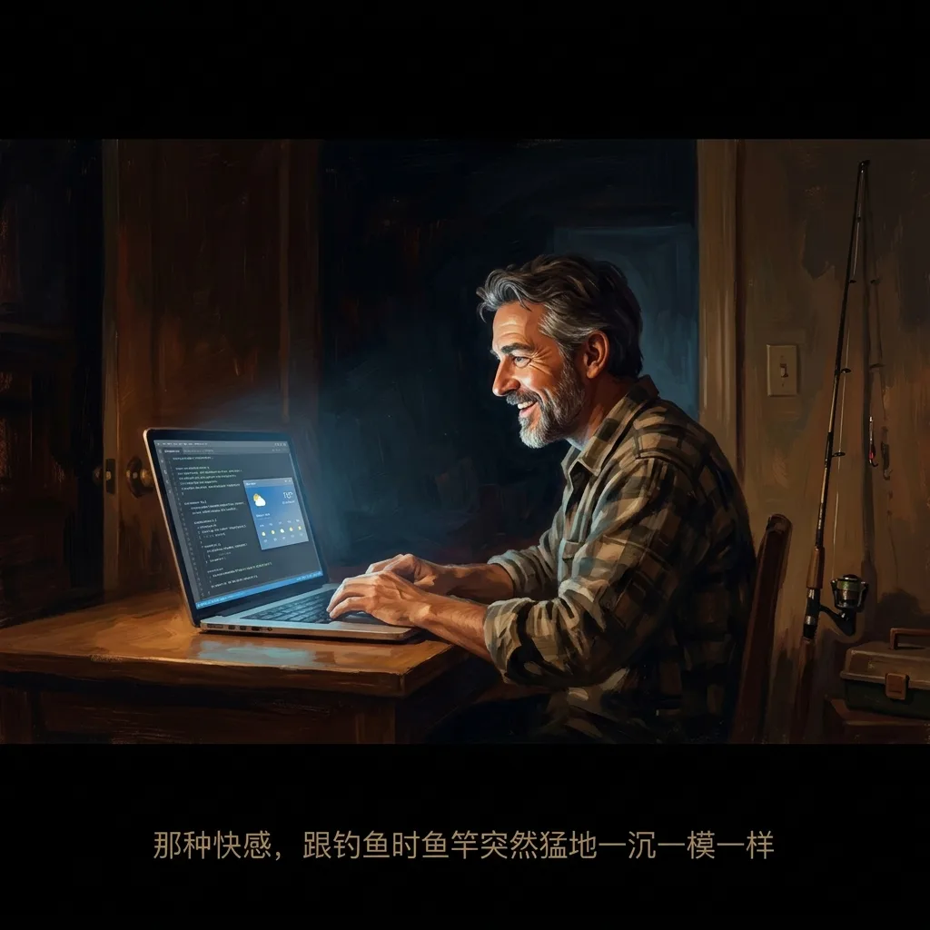 凌晨 Vibe Coding：那种快感，跟鱼竿猛地一沉一模一样